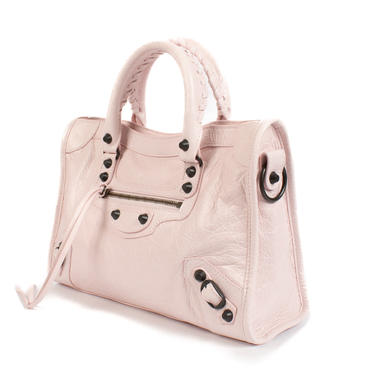 Balenciaga Le City Small Petal Pink Leather Bag
