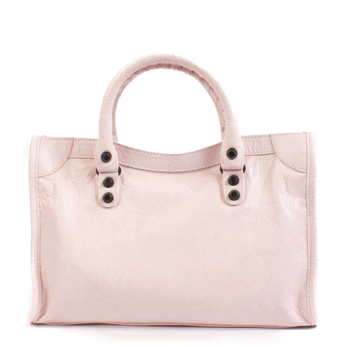 Balenciaga Le City Small Petal Pink Leather Bag