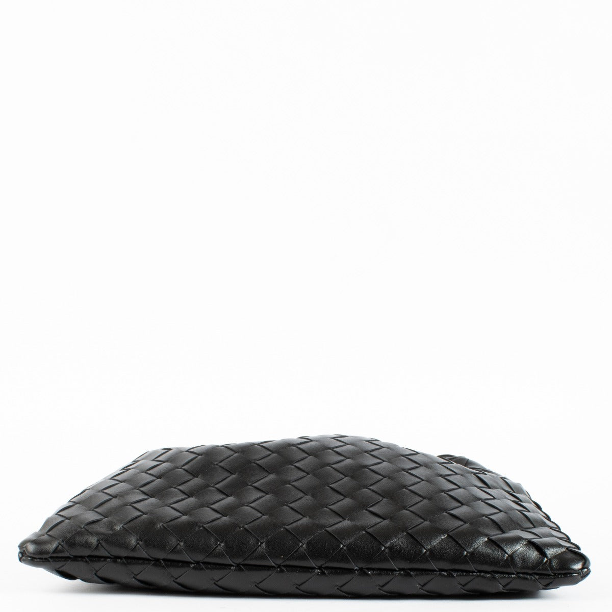 Bottega Veneta Black Notte dustbag with soft fabric and drawstring closure at Labellov.com