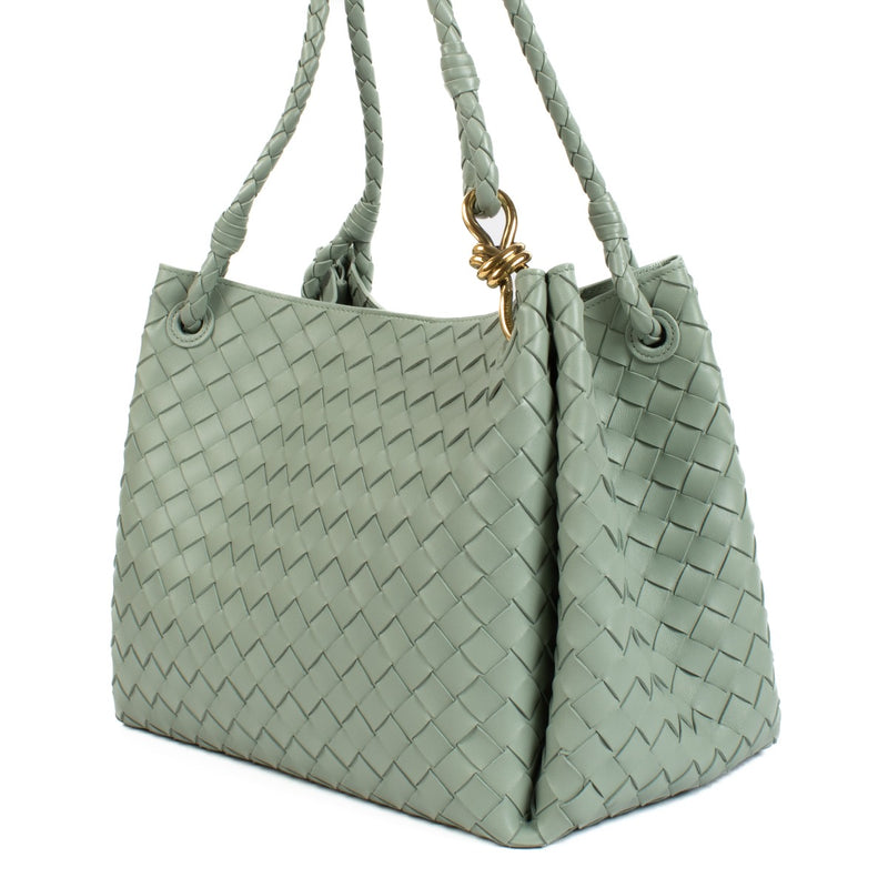 Bottega Veneta New Sauge Intrecciato Large Parachute Bag