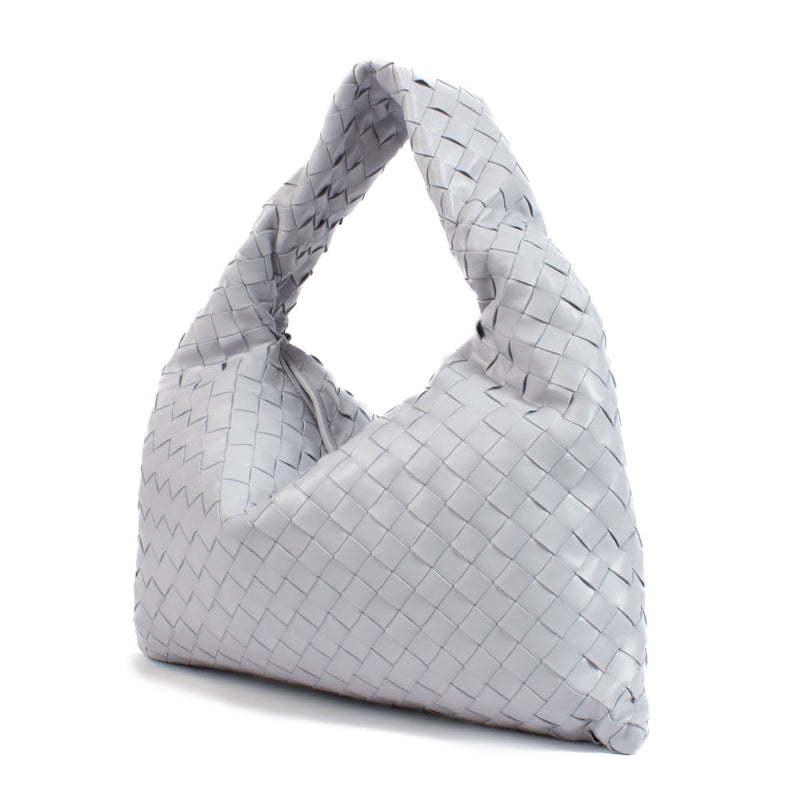 Bottega Veneta Oyster Intrecciato Small Hop Bag