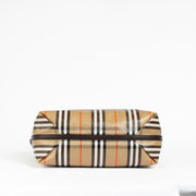 Authentic pre-loved Burberry Beige Coated Canvas Highland Tote Bag on Labellov.com