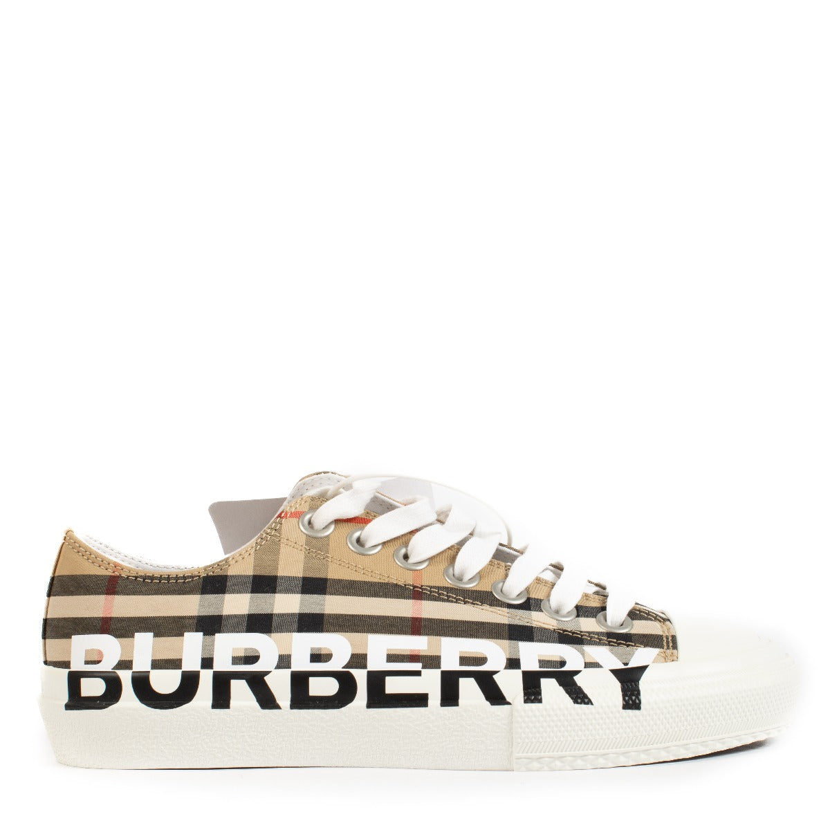 Shop 100% authentic secondhand Burberry Check Sneakers - Size 36 on Labellov.com