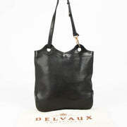Delvaux Black Leather Shoulder Bag