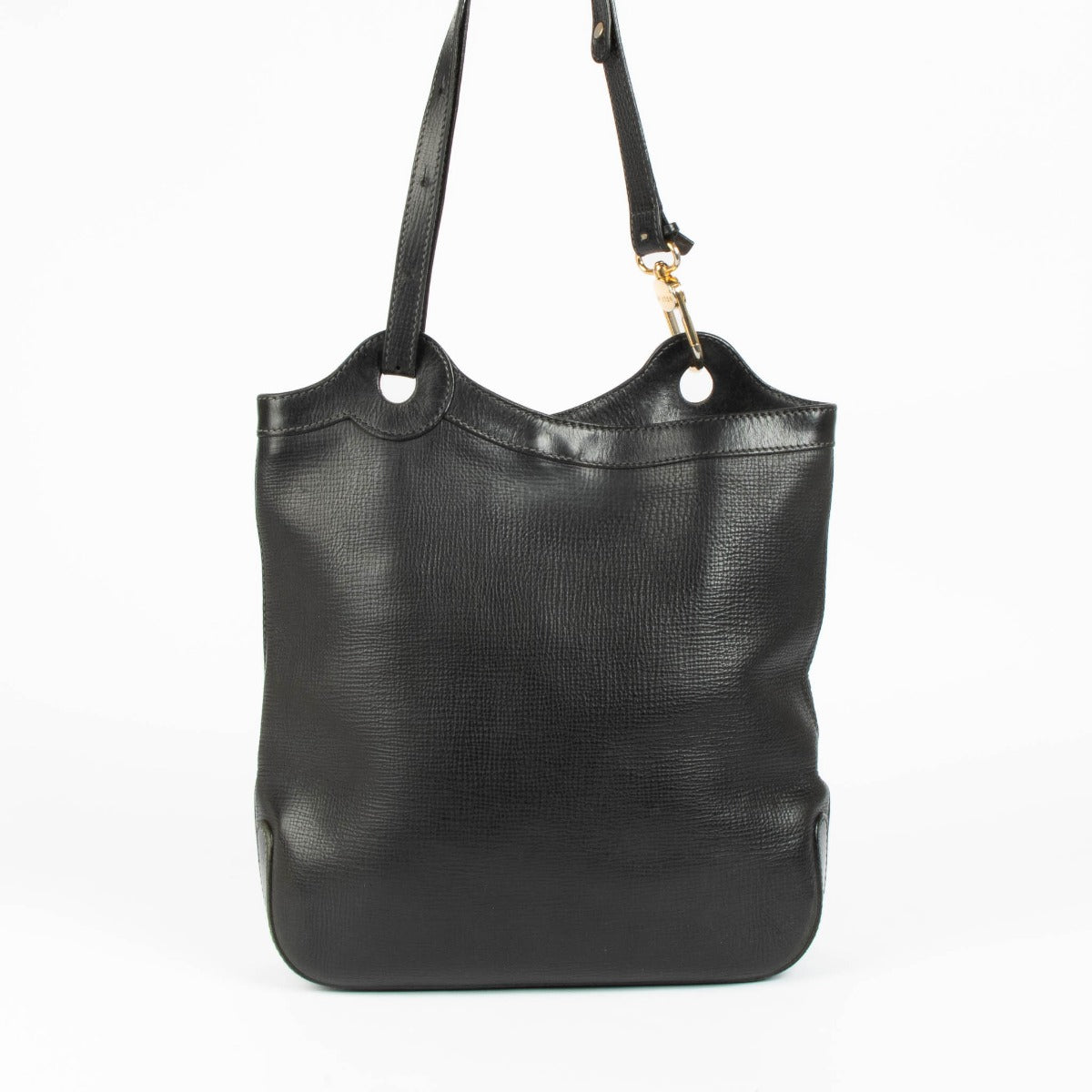 Delvaux Black Leather Shoulder Bag