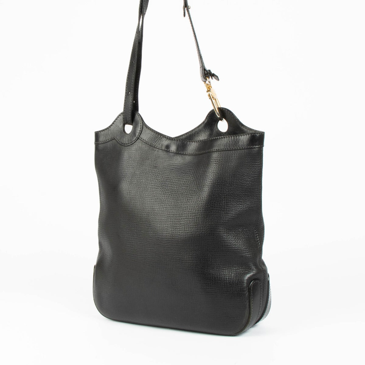 Delvaux Black Leather Shoulder Bag