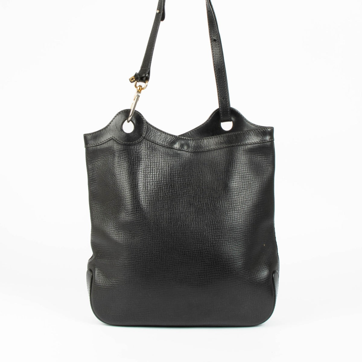 Delvaux Black Leather Shoulder Bag