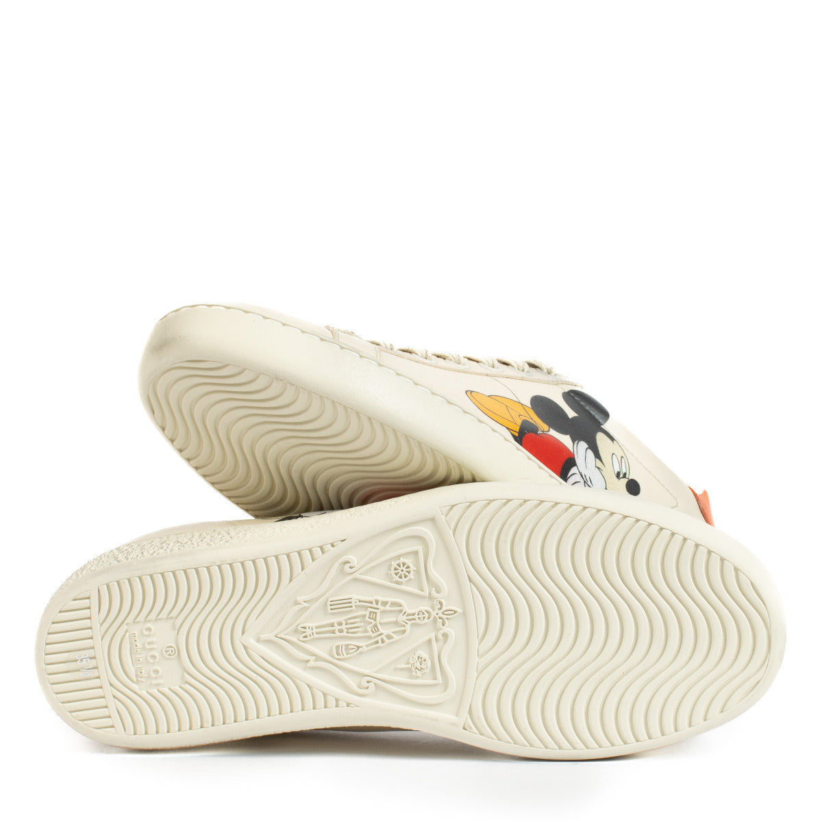 Baskets Gucci x Disney Ace Mickey Mouse beiges - taille 35.5