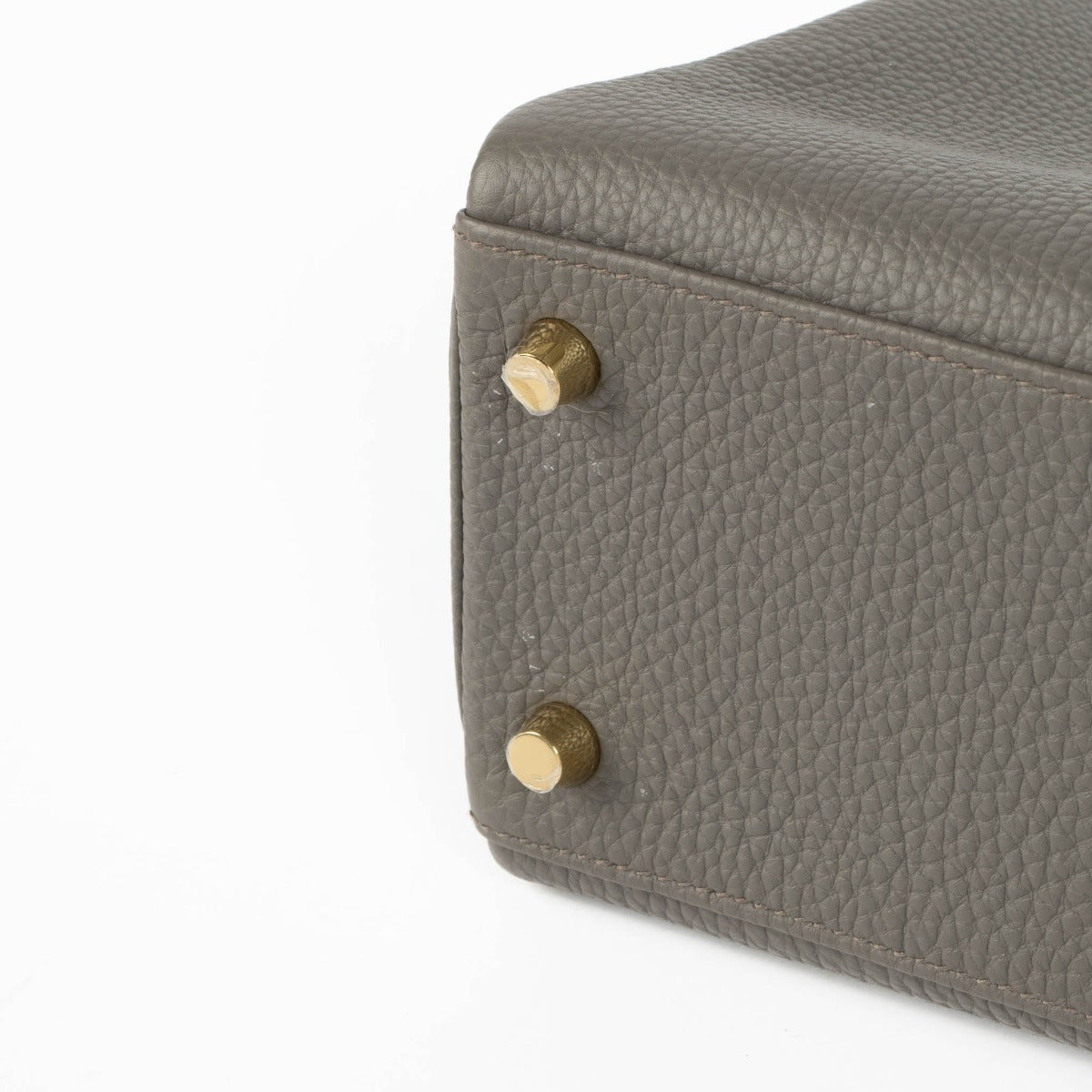 Hermès Kelly 25 Gris Étain Togo GHW