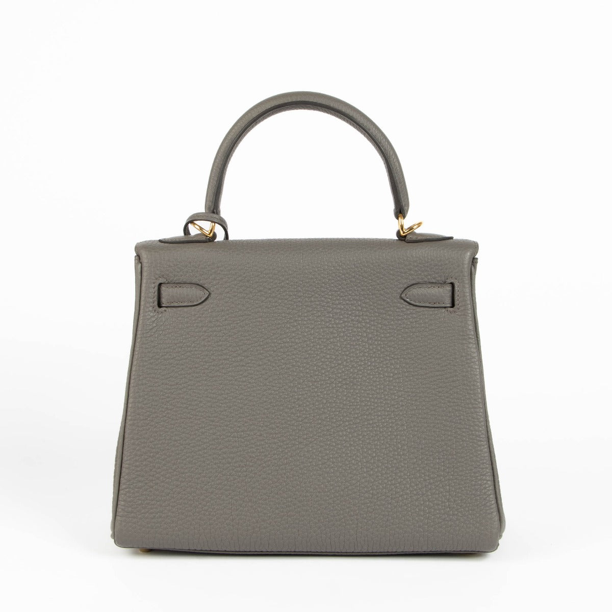 Hermès Kelly 25 Gris Étain Togo GHW