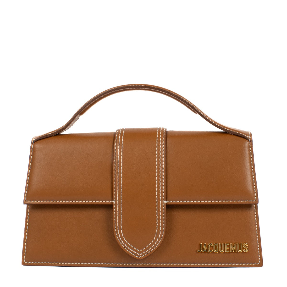 Jacquemus Light Brown Leather Le Grand Bambino Bag