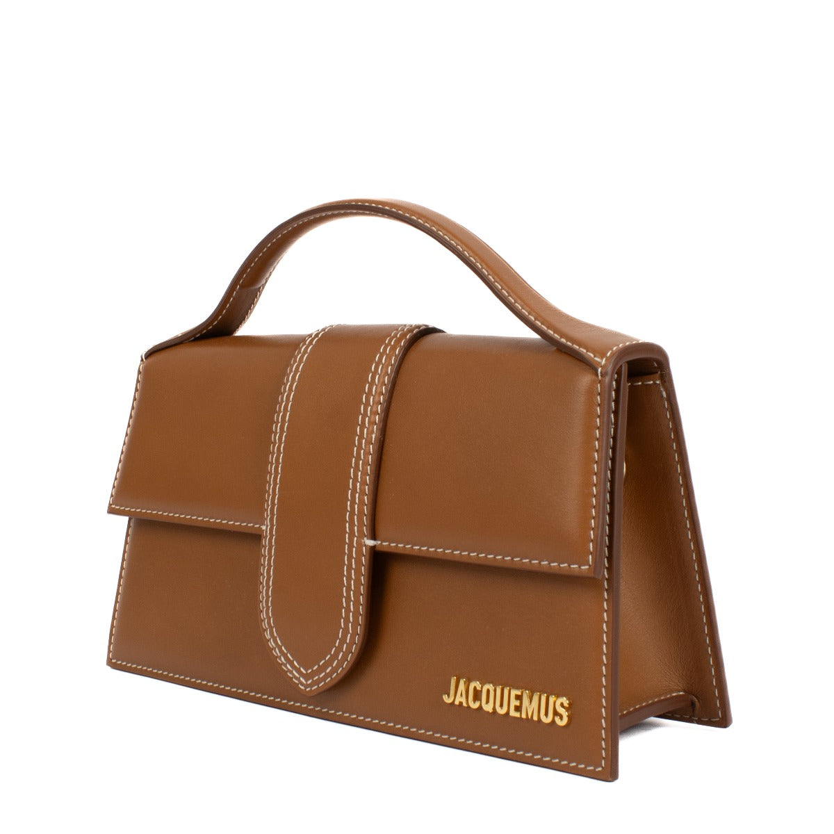 Jacquemus Lichtbruine Leren Le Grand Bambino Tas