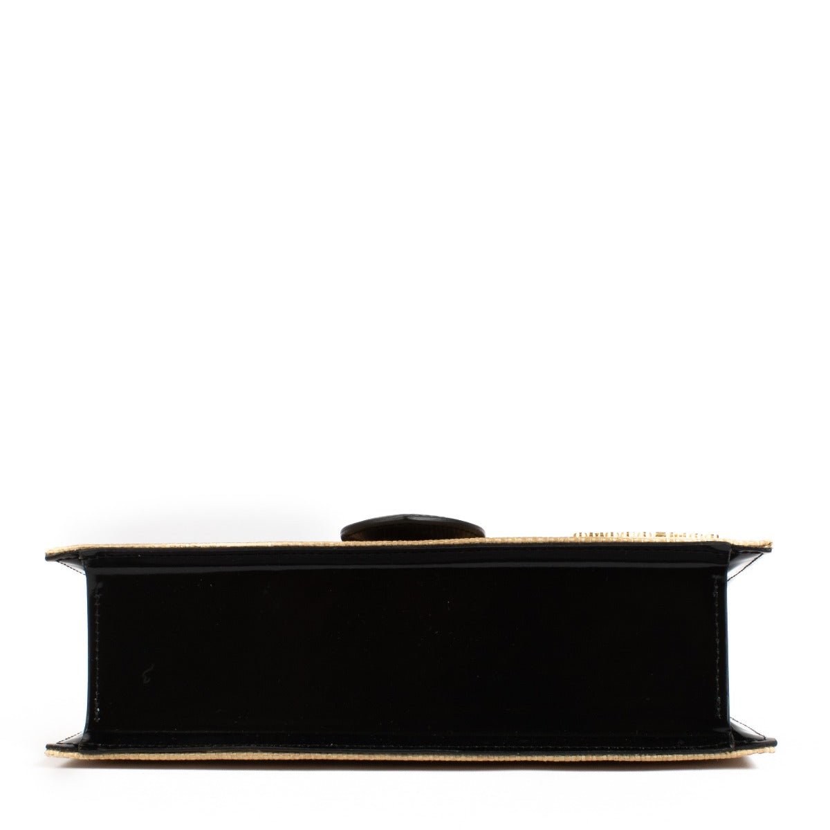 Sac Jacquemus Le Grand Bambino en raphia synthétique ivoire/noir