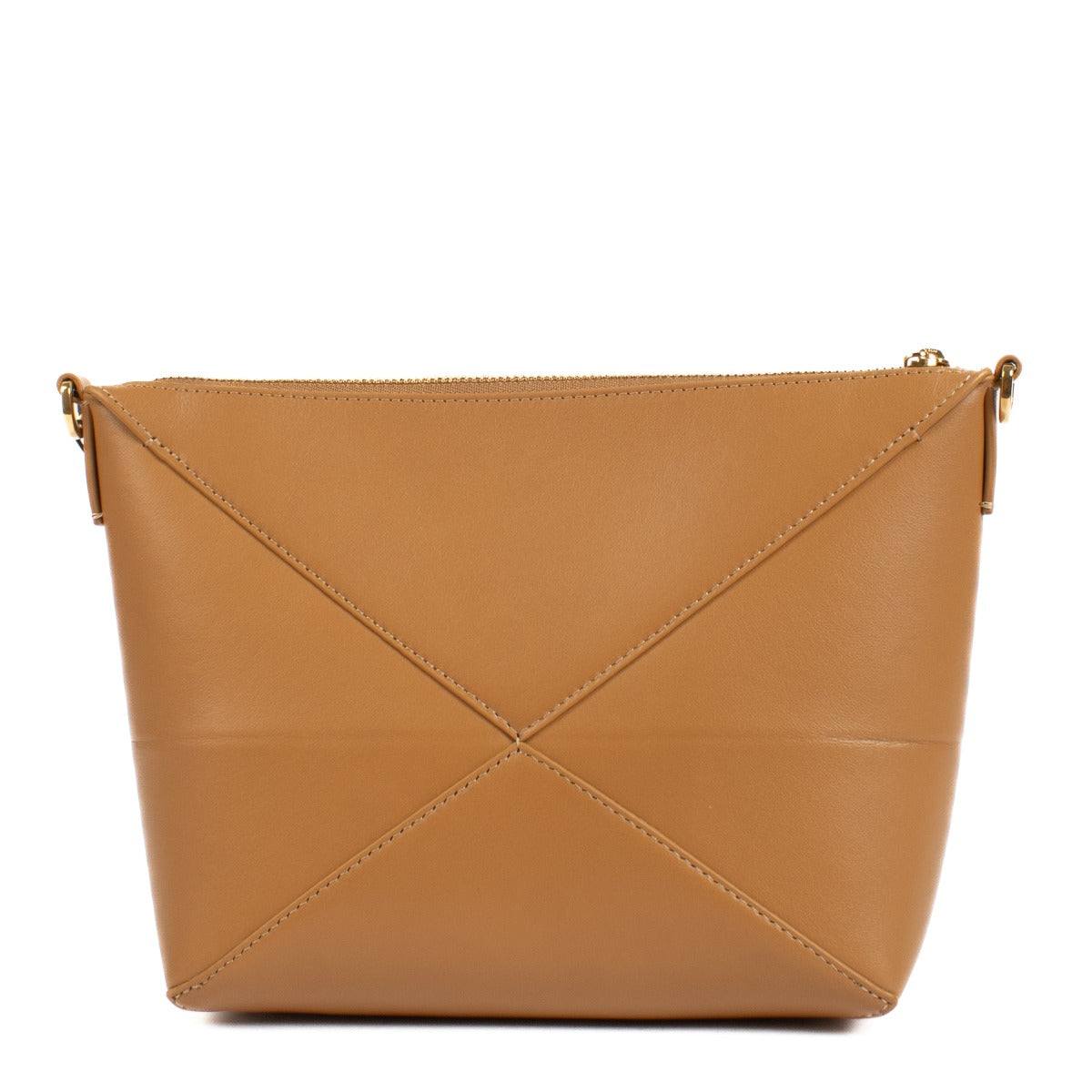 Loewe Warm Desert Shiny Nappa Leather Puzzle Fold Pouch