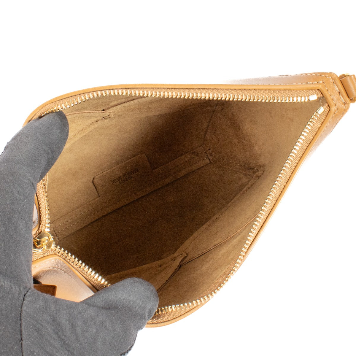 Loewe Warm Desert Shiny Nappa Leather Puzzle Fold Pouch
