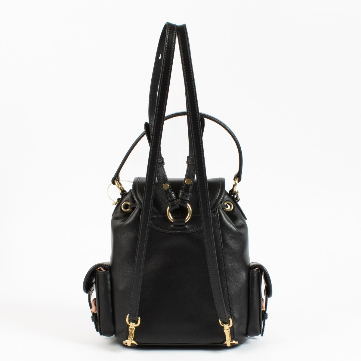 Miu Miu Black Leather Backpack