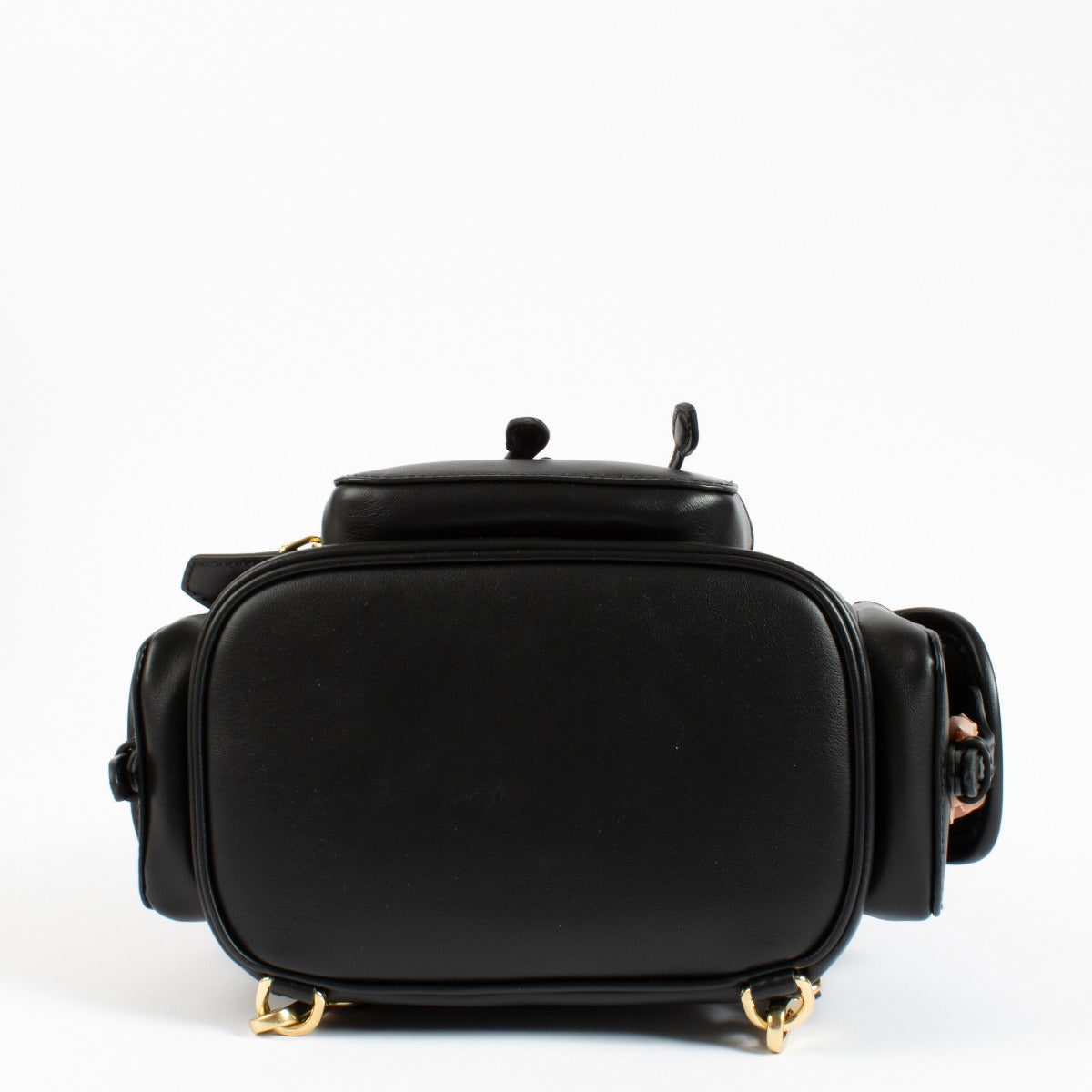 Miu Miu Black Leather Backpack