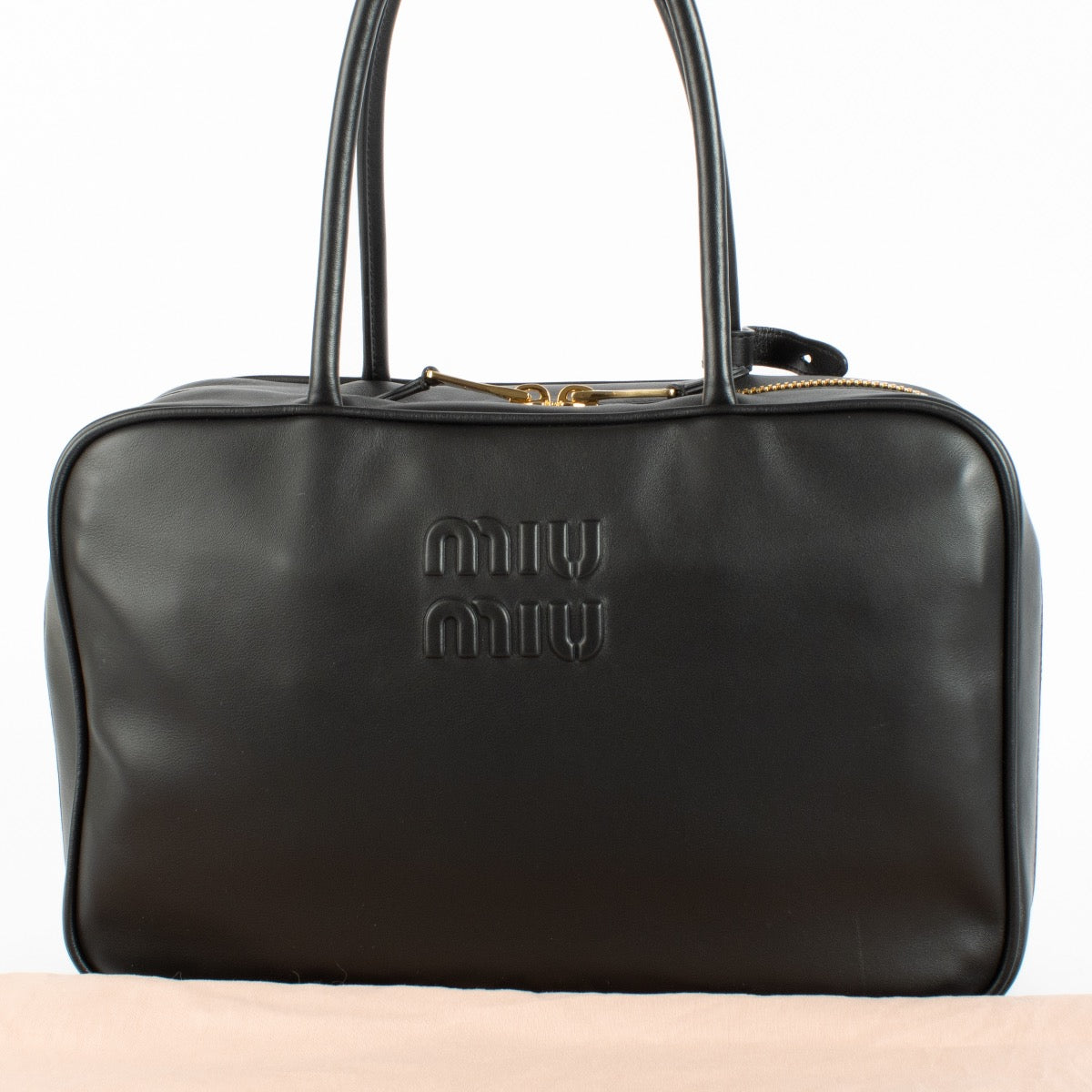Authentic Preloved Miu Miu Black Beau Bag on labellov.com