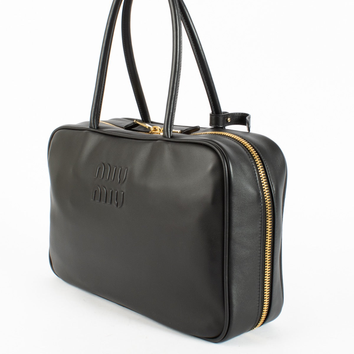 Authentic Preloved Miu Miu Black Beau Bag on labellov.com
