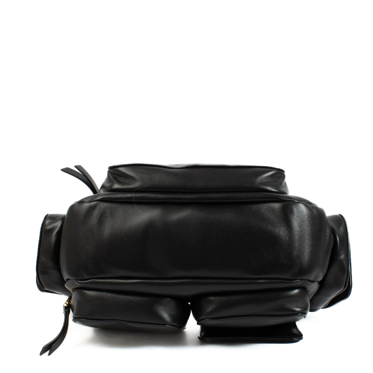 Sac bandoulière Miu Miu en cuir nappa noir avec poches