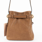 Authentic Preloved Miu Miu Aventure Brown Pouch Bag Crossbody on Labellov.com