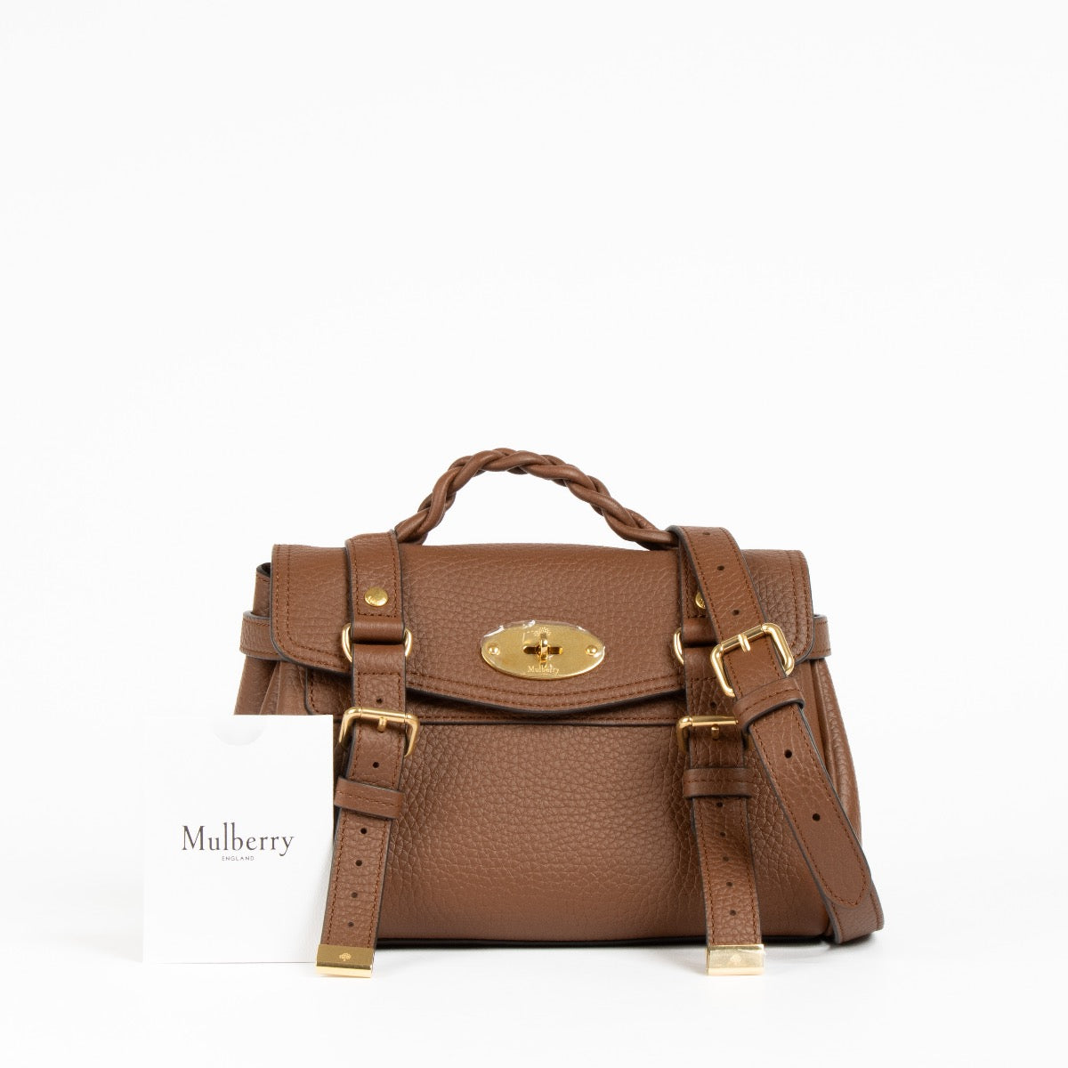 Authentic pre-loved Mulberry Brown Mini Alexa Shoulder Bag on Labellov.com