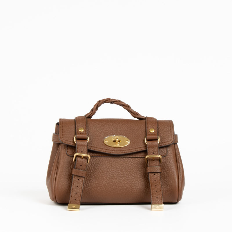 Authentic pre-loved Mulberry Brown Mini Alexa Shoulder Bag on Labellov.com