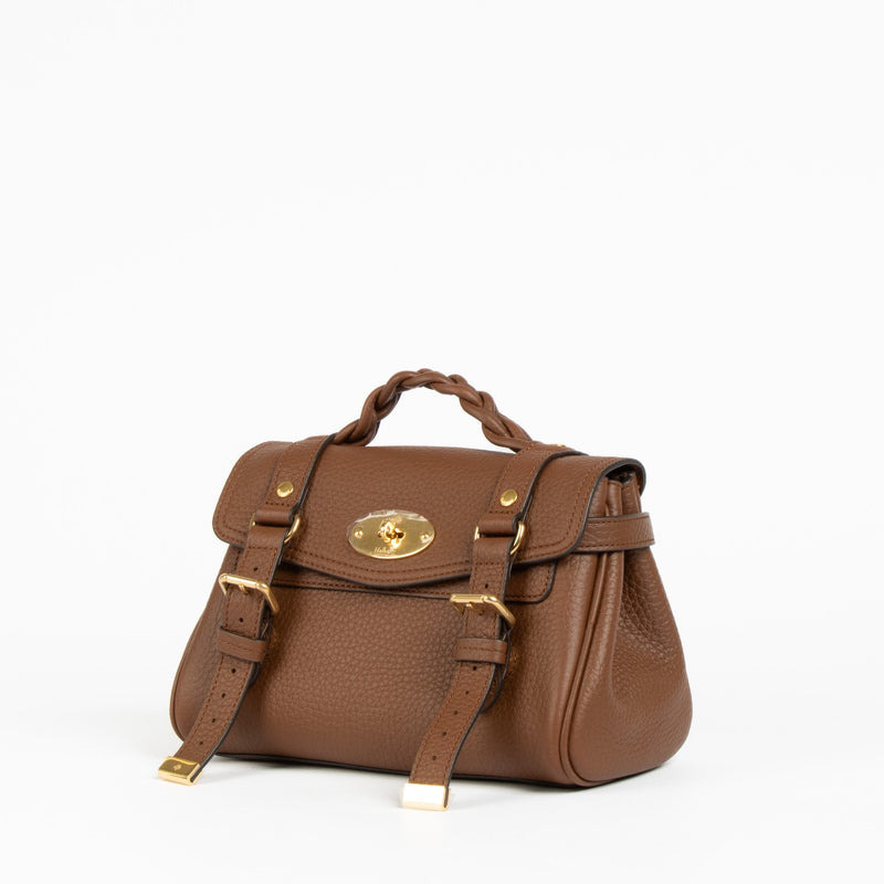 Authentic pre-loved Mulberry Brown Mini Alexa Shoulder Bag on Labellov.com