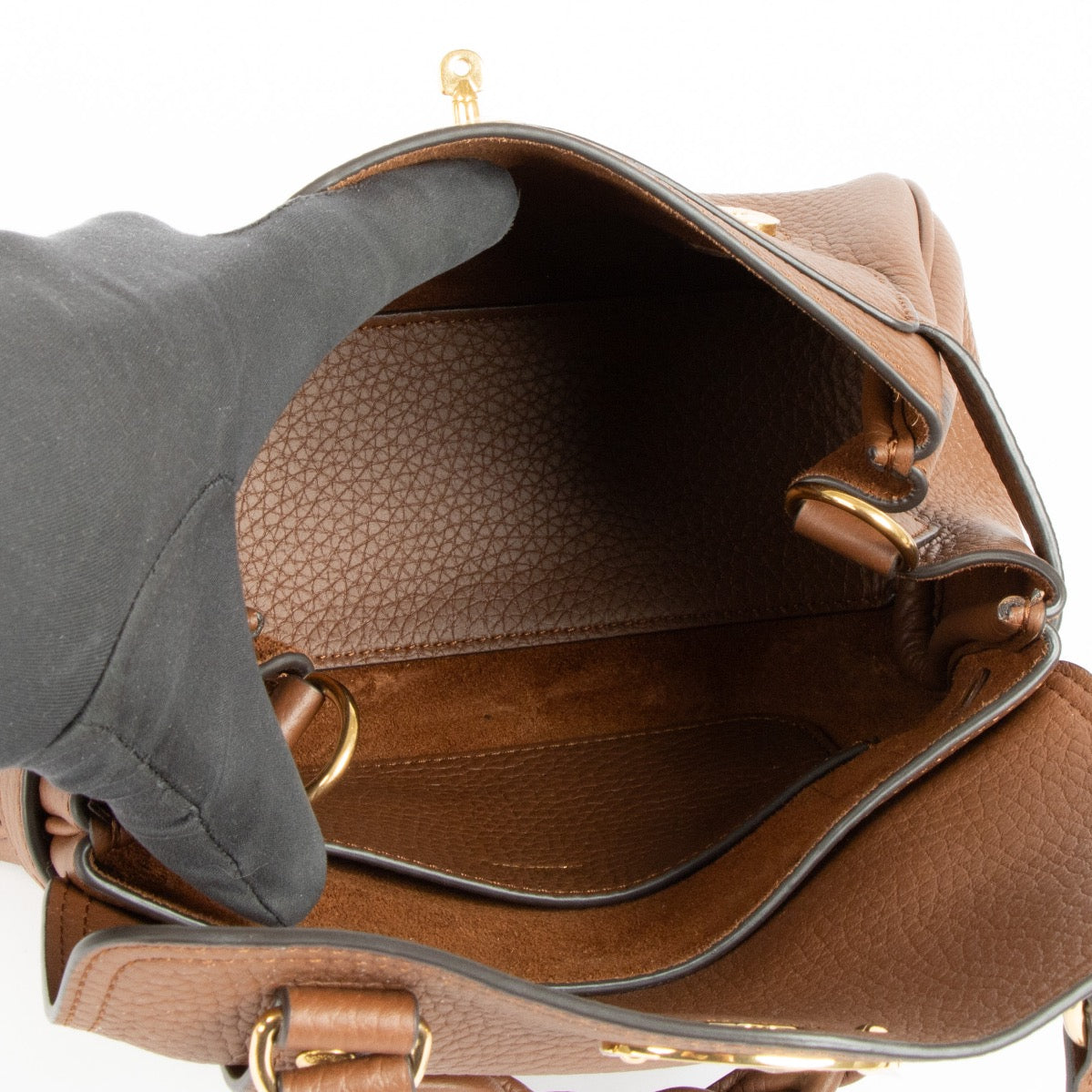 Authentic pre-loved Mulberry Brown Mini Alexa Shoulder Bag on Labellov.com