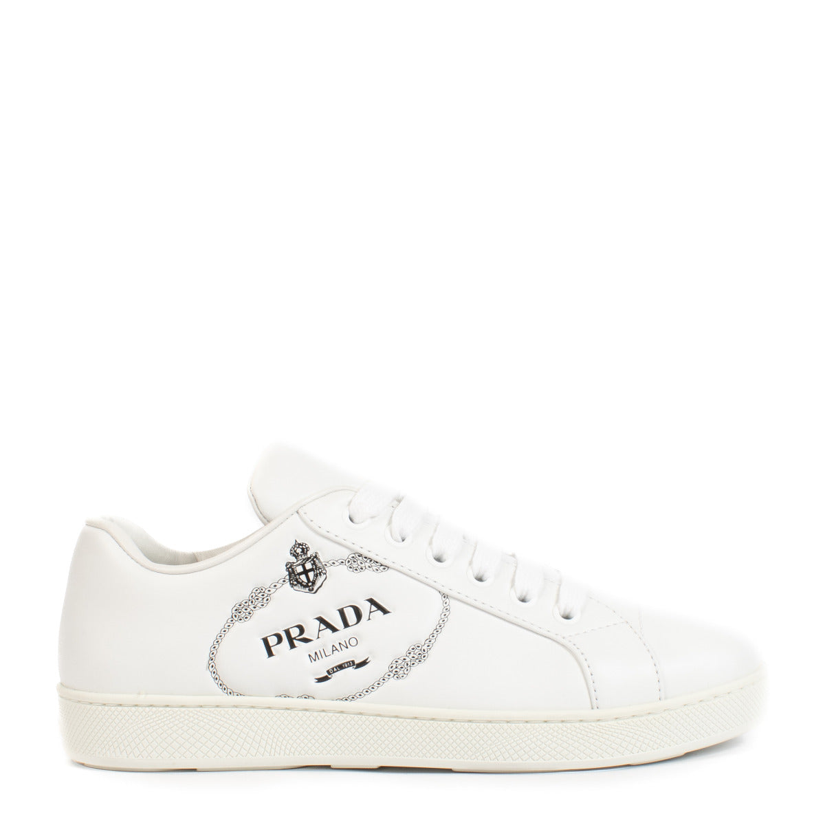 Prada witte leren sneakers - maat 36