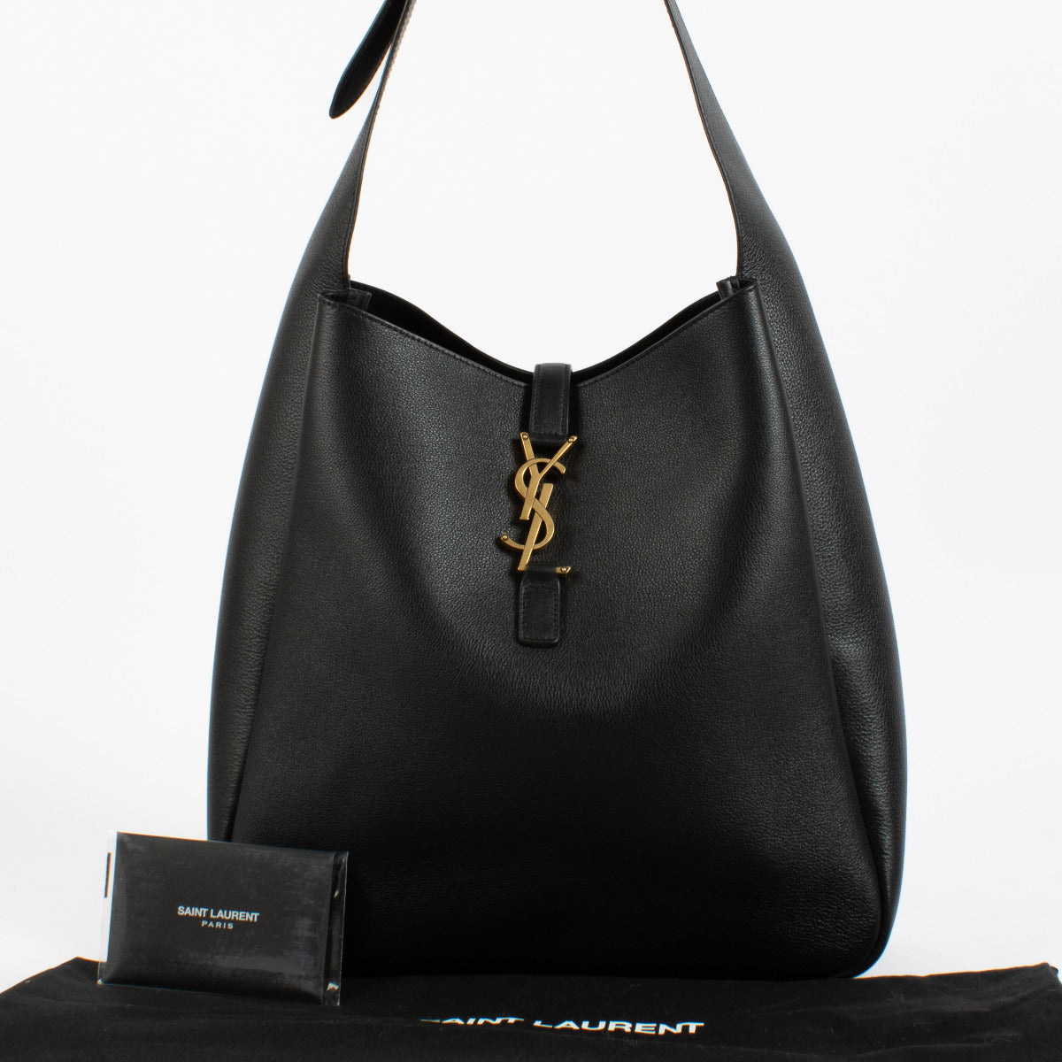 Sac souple grand modèle Le 5 à 7 noir Saint Laurent