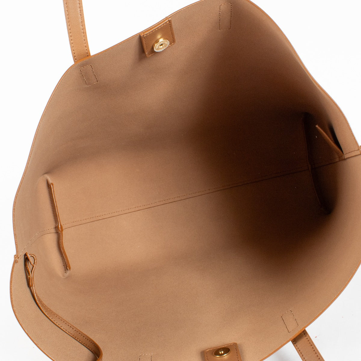 Saint Laurent Shopping Saint Laurent en Cuir Camel Tote at Labellov.com