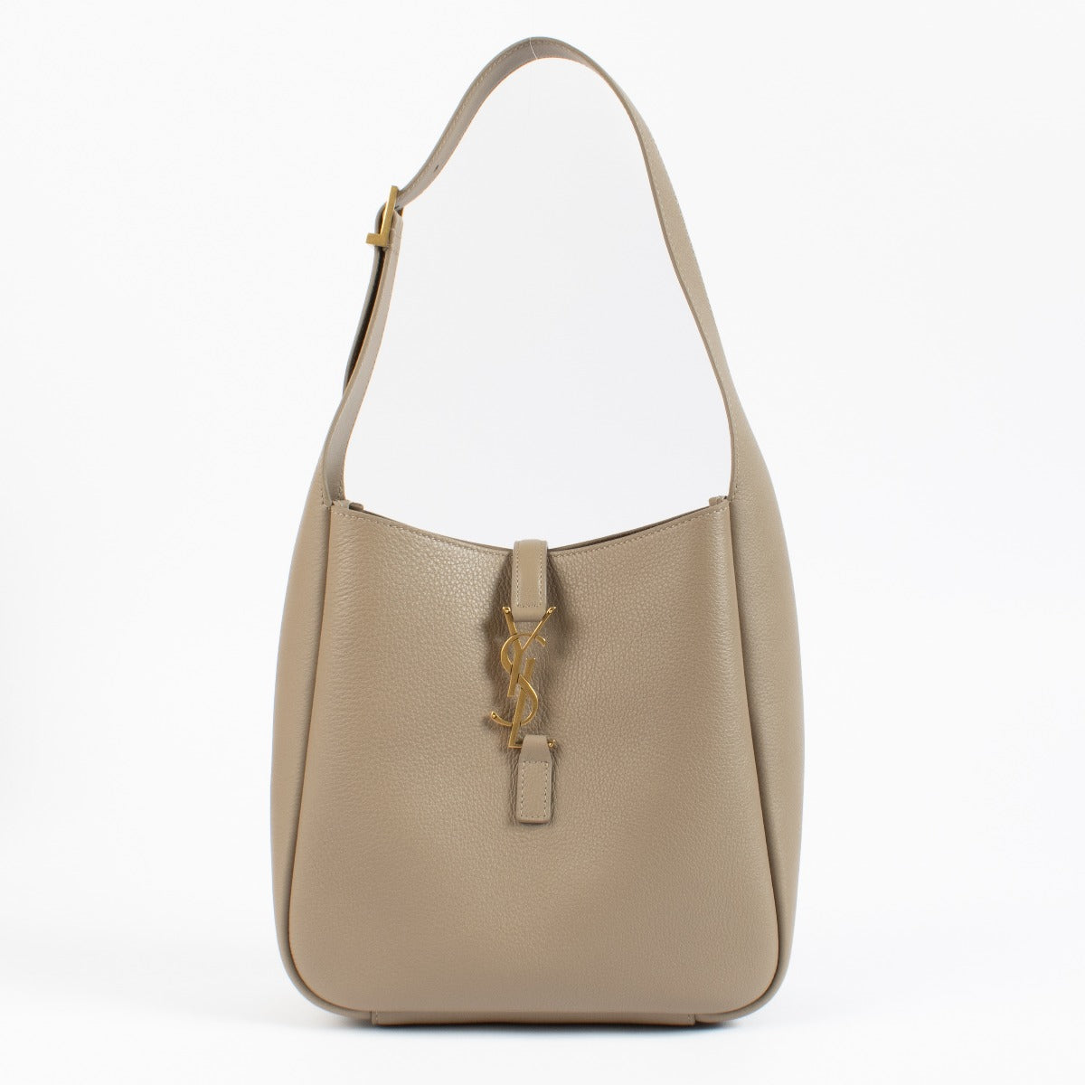 Saint Laurent Dusty Grey Le 5 à 7 Supple Small Bag