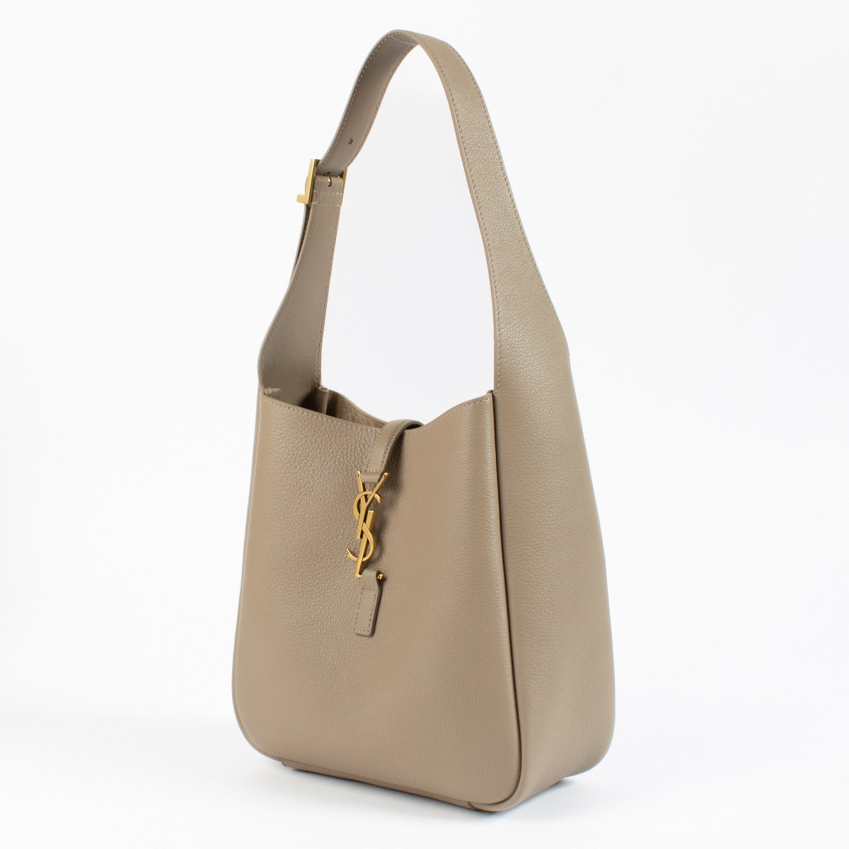 Saint Laurent Dusty Grey Le 5 à 7 Supple Small Bag