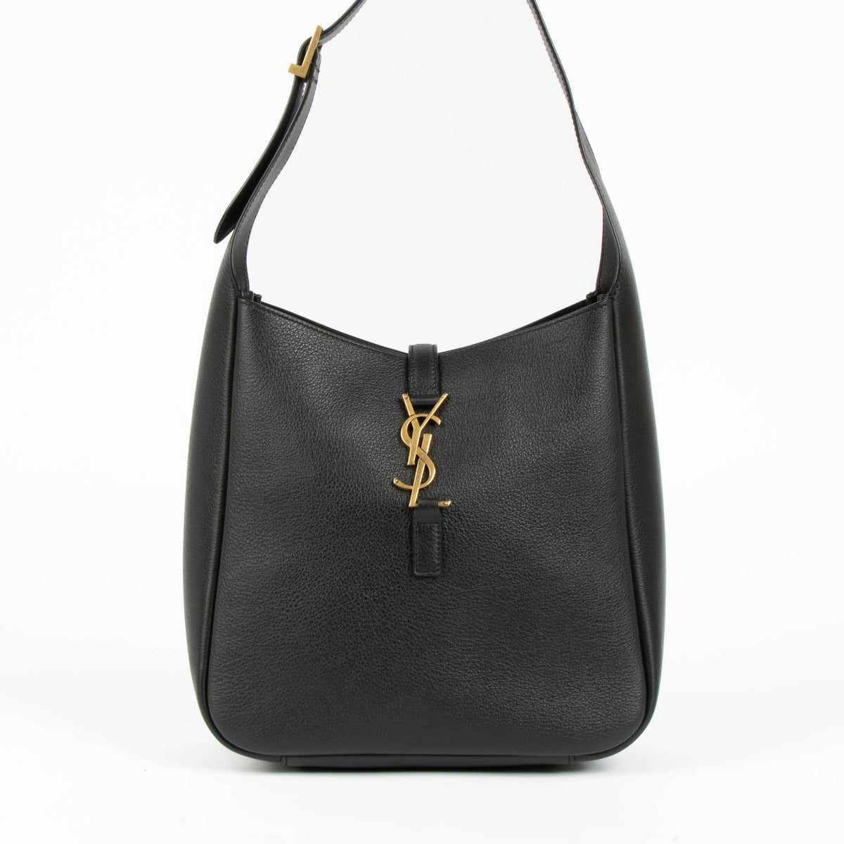 Saint Laurent Black Le 5 à 7 Supple Small Hobo Bag