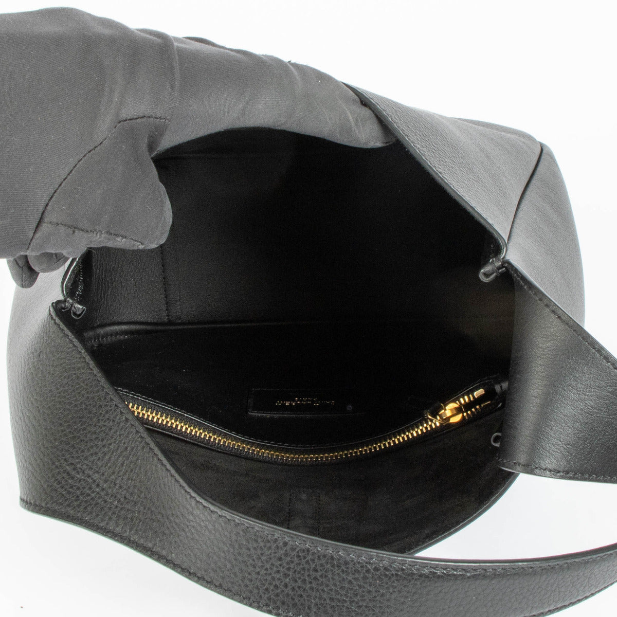 Sac Hobo Souple Le 5 à 7 Petit Modèle Noir Saint Laurent