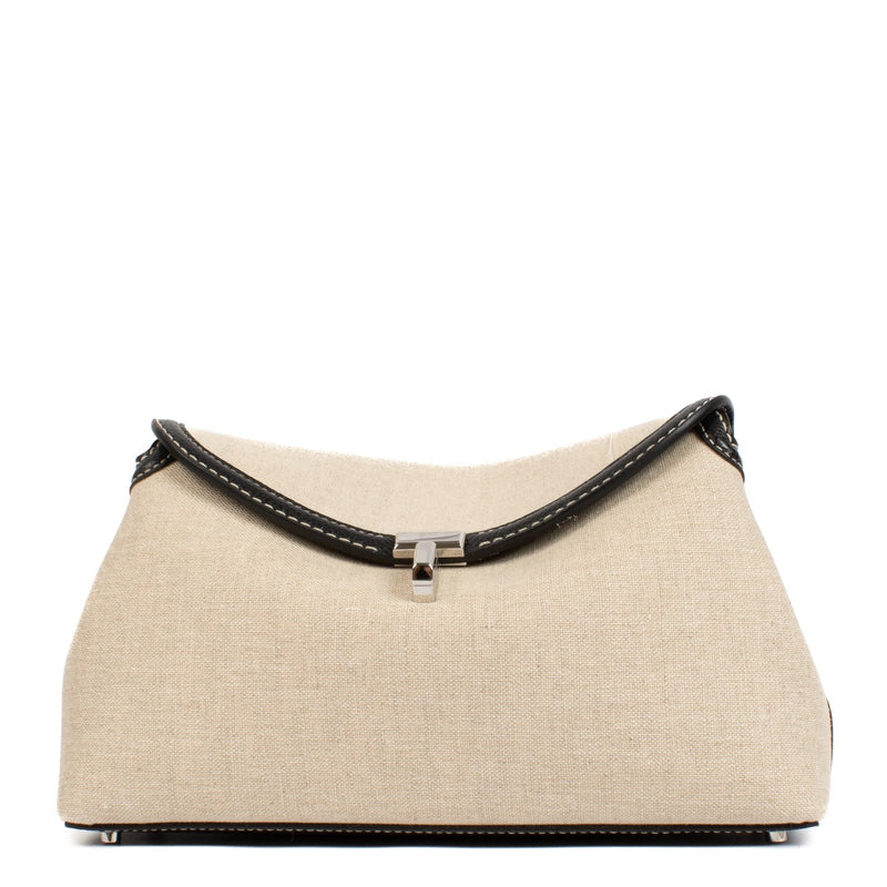 shop 100% authentic second hand Toteme T-Lock Canvas Clutch on Labellov.com