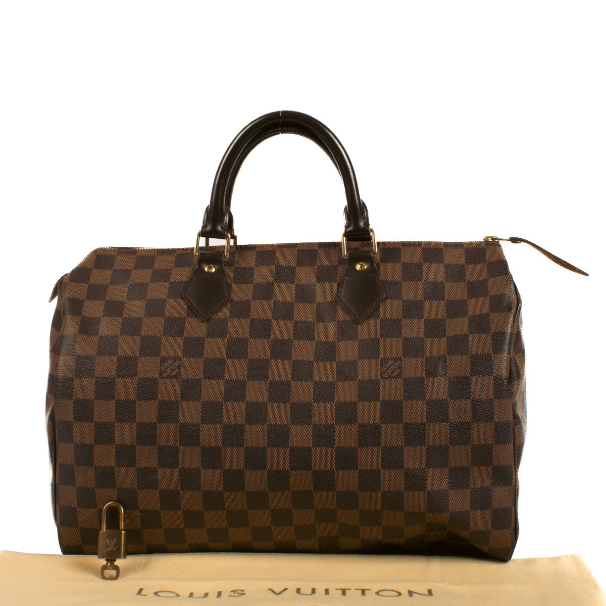Louis Vuitton Damier Ebene Speedy 35 Bag