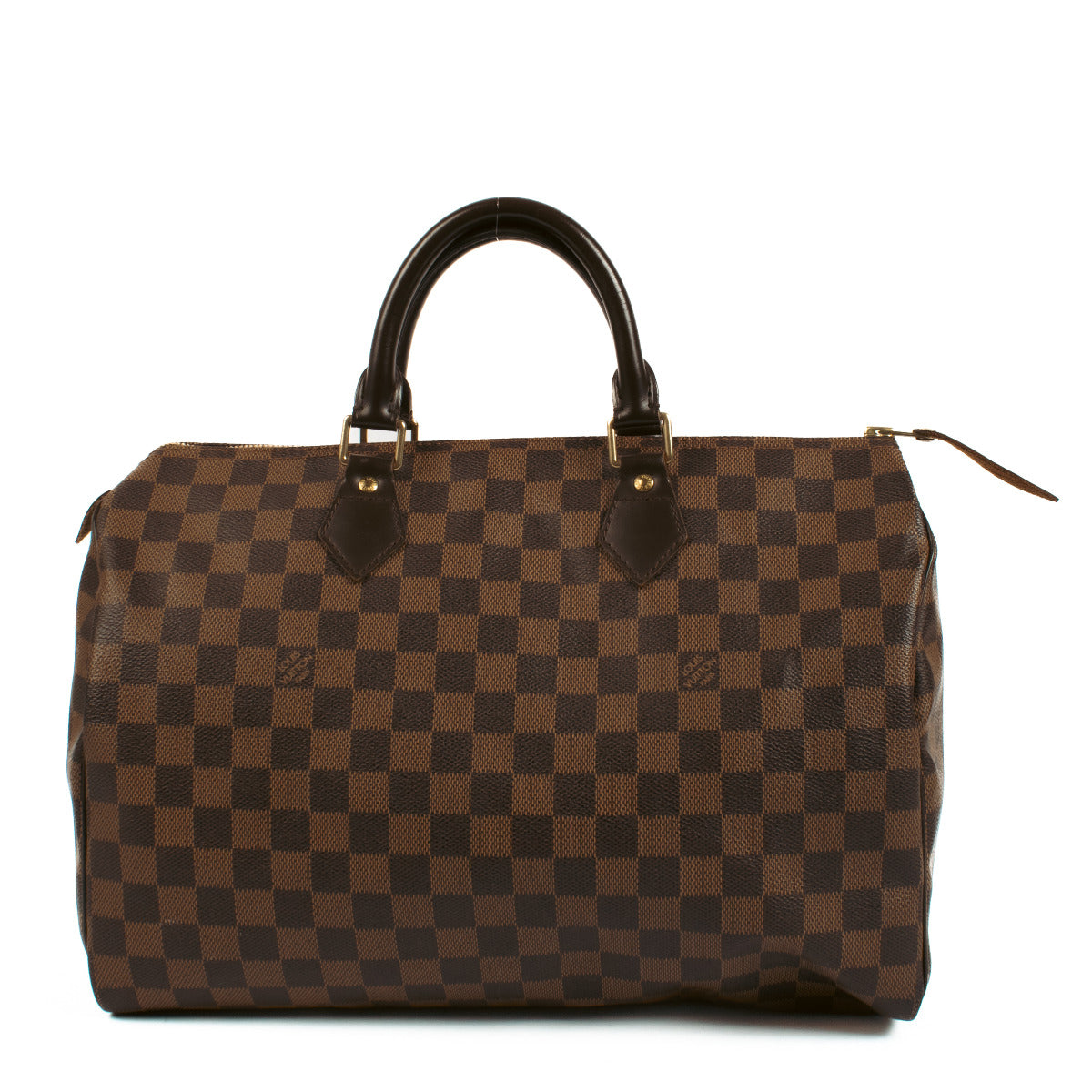 Louis Vuitton Damier Ebene Speedy 35 Bag
