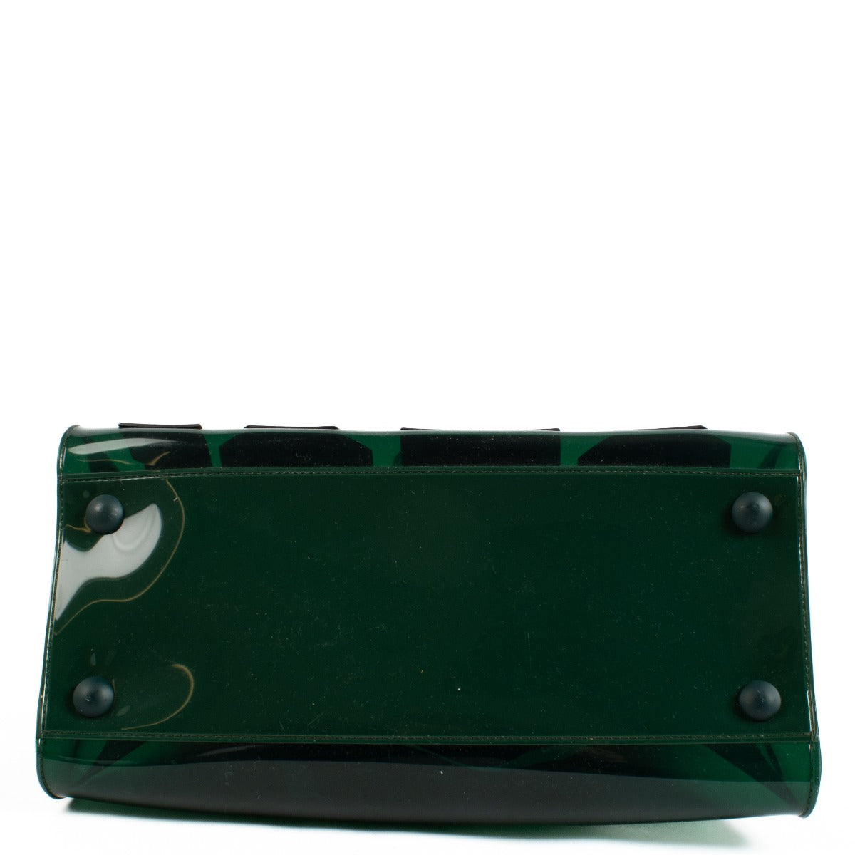 Delvaux Groen Vinyl Brillant The Hero Tas
