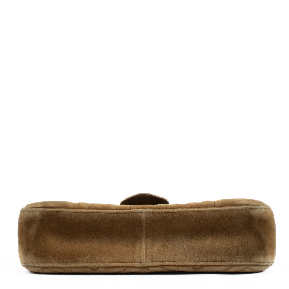Authentic second hand Gucci Brown Velvet Large GG Marmont Bag on Labellov.com
