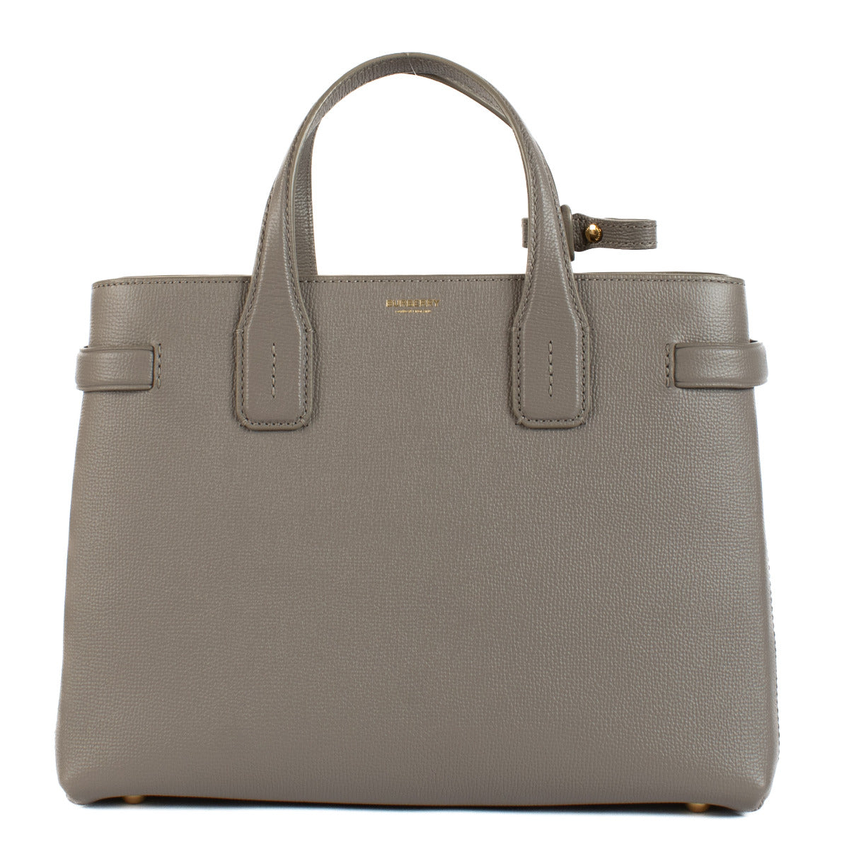 Burberry Grey Leather Handbag