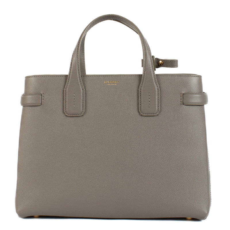 Burberry Grey Leather Handbag