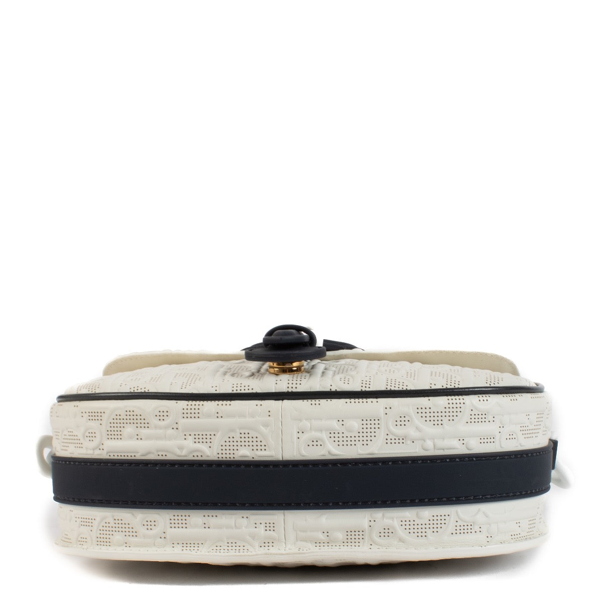 shop 100% authentic second hand Christian Dior White Perforated Oblique Medium Bobby Bag on Labellov.com