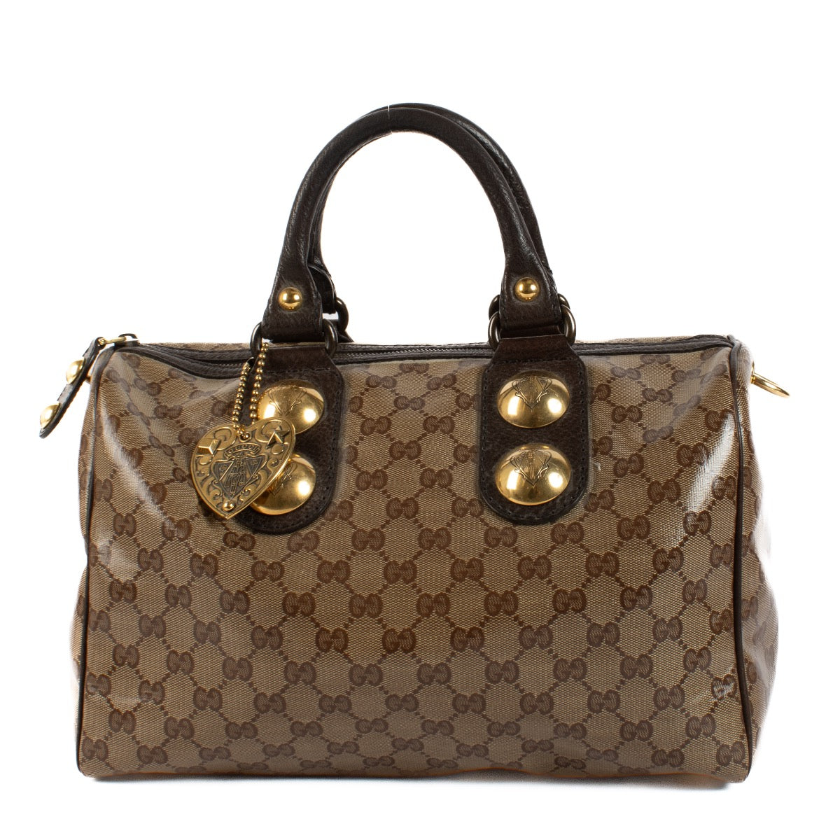 shop 100% authentic second hand Gucci GG Crystal Babouska Boston Bag on Labellov.com