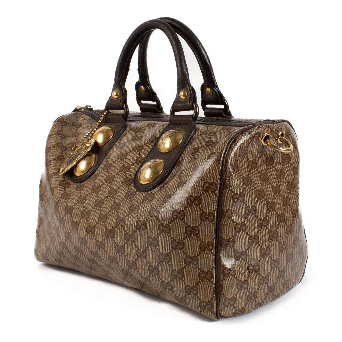 shop 100% authentic second hand Gucci GG Crystal Babouska Boston Bag on Labellov.com