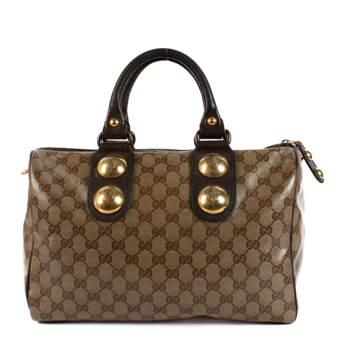 shop 100% authentic second hand Gucci GG Crystal Babouska Boston Bag on Labellov.com