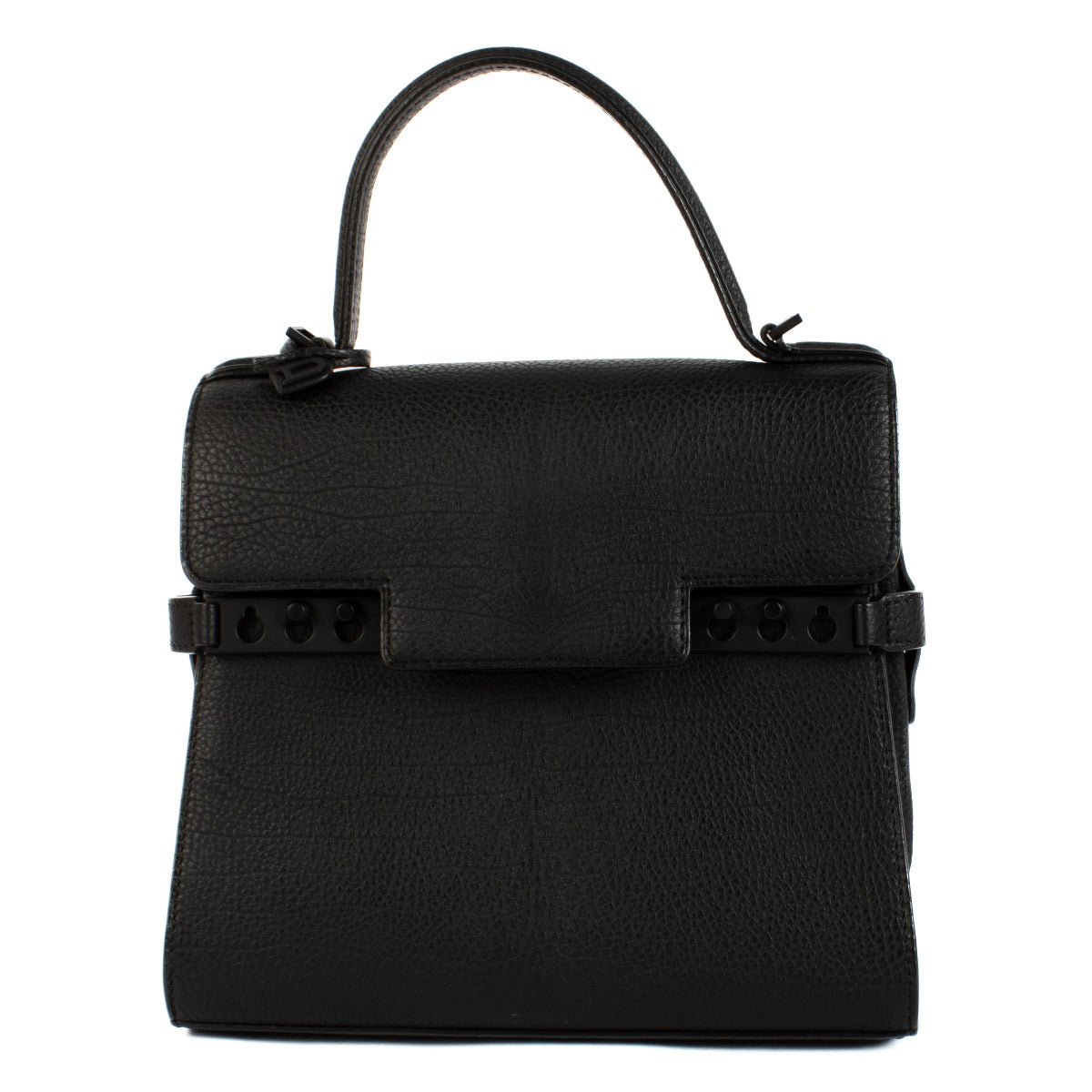 Delvaux So Black Cripsy Calf Tempête PM Bag