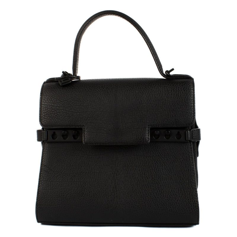 Delvaux So Black Cripsy Calf Tempête PM Bag
