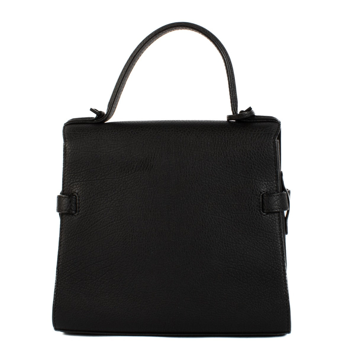 Delvaux So Black Crispy Calf Tempête PM Bag
